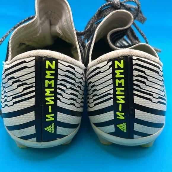 Adidas Boys' NEMEZIZ 17.3 Firm Ground Soccer Shoes black, white neon yellow kids - Picture 3 of 6